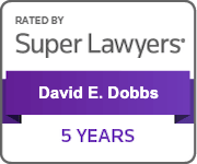 Super Lawyers 5 Years Badge David E. Dobbs